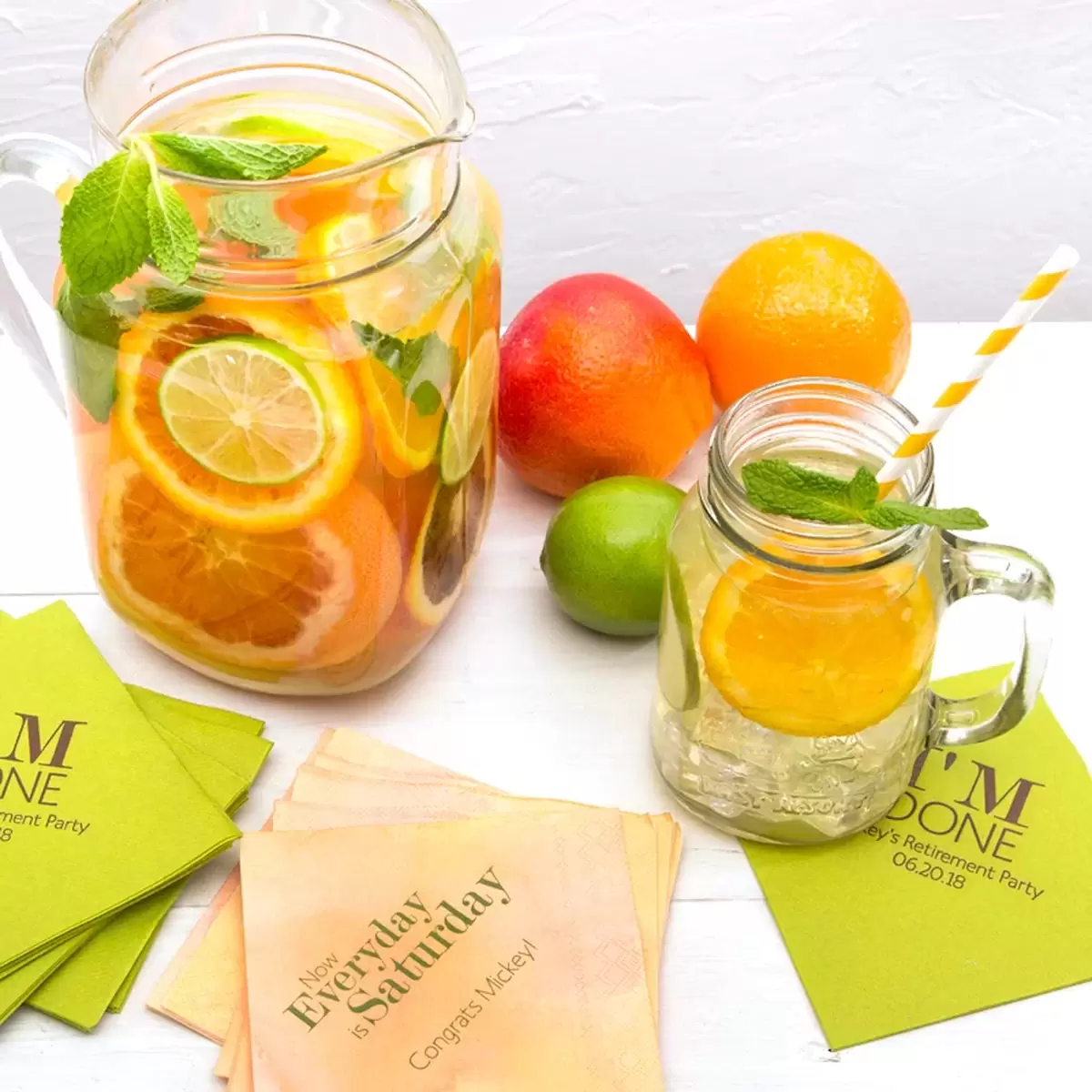 personalized party supplies for retirement party ideas