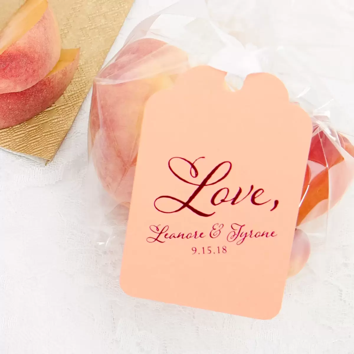 wedding favor gift tags
