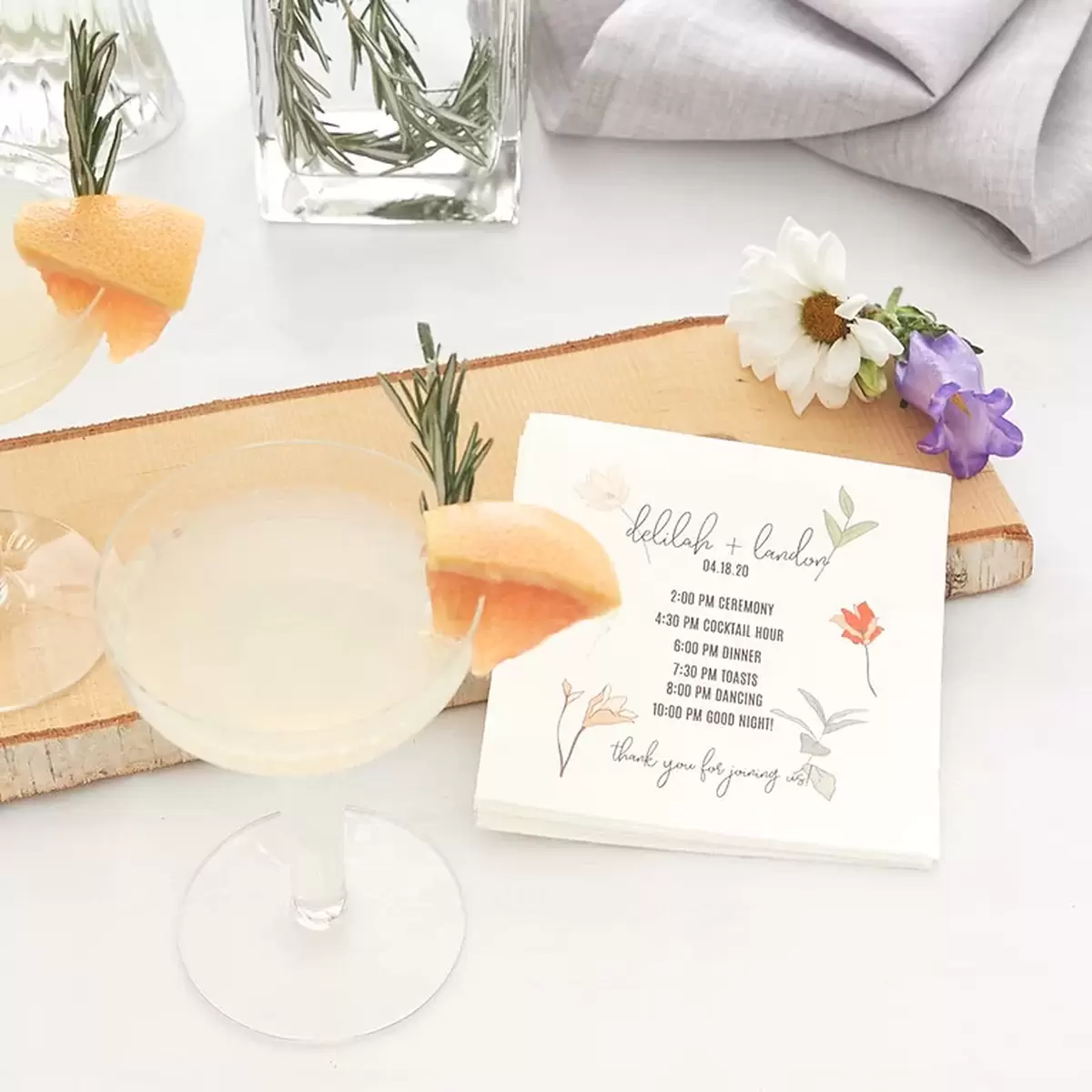 Design Your Wedding Napkins to Have Unique and Personal Detailing