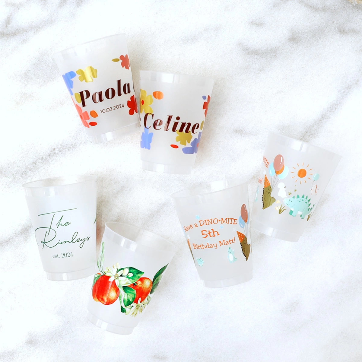 new! full color cups