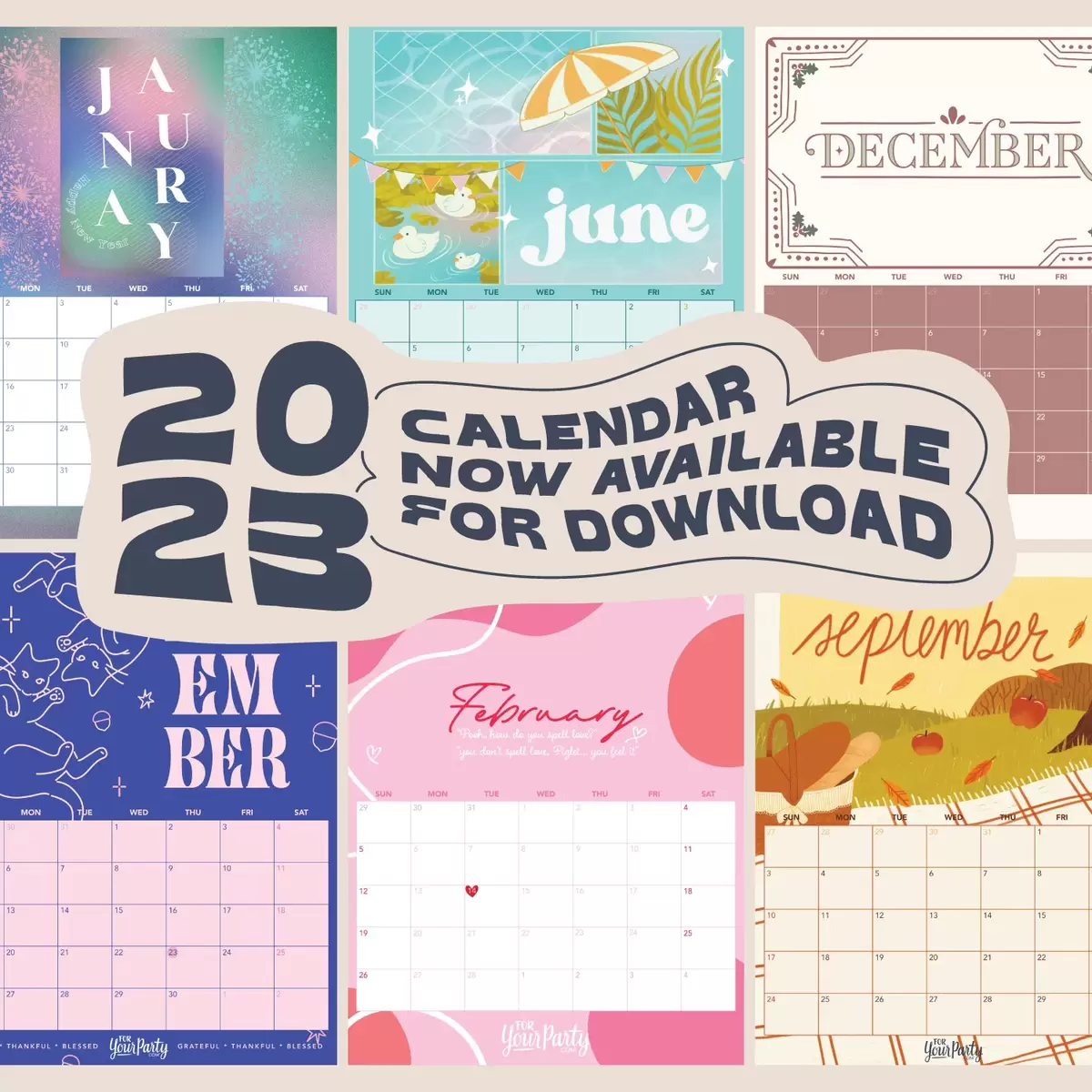 Printable 2023 Calendar